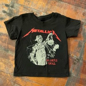 Metallica Justice For All Baby Toddler Rock Rocker Punk Shirt